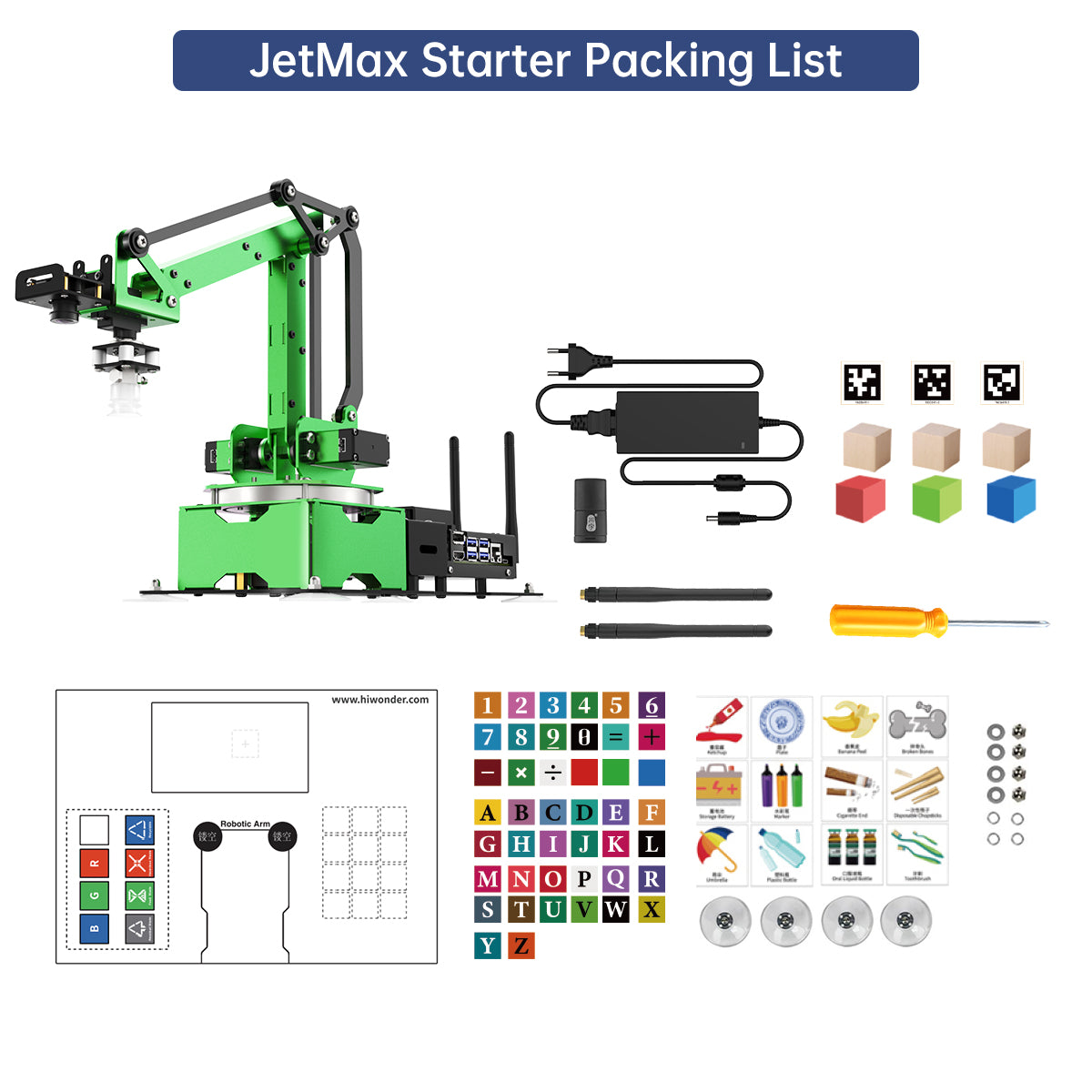 Hiwonder JetMax JETSON NANO Robot Arm ROS Open Source Vision Recognition Programmable Robot Hiwonder JetMax JETSON NANO Robot Arm ROS Open Source Vision Recognition Programmable Robot